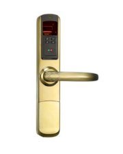 Khóa cửa vân tay Adel 5500 (Vân tay + mã + khóa cơ) (Vàng)