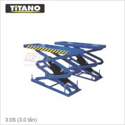 Cầu nâng cắt kéo Titano TS-3.0S - Nâng bụng 3 tấn