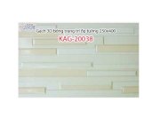 Gạch 3D bóng trang trí ốp tường 250x400 Kiến An Gia KAG-20038