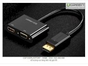 Cáp Display Port to HDMI VGA Ugreen - 40367