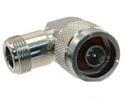 RF Connector/Adapter Right Angle Adapter, N, Plug, N, Jack- 82-213 (UG-27C/U)