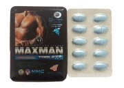 Thuốc cương dương Maxman hộp 10 viên