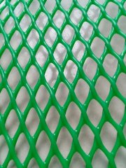 Lưới nhựa cứng mắt lưới hình thoi màu xanh