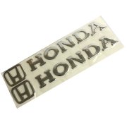 Tem logo chữ nổi HONDA dán trang trí xe HD03 (TRẮNG)