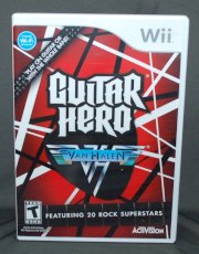 Đĩa game gốc máy Wii hệ Mỹ US Guitar Hero: Van Halen