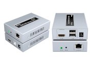 Hộp nối dài HDMI + USB KVM -> LAN 100M DTECH (DT-7054A)