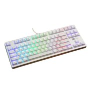 Keyboard RK RG987 RGB Mechanica Blue switch White Case