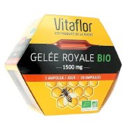 Sữa ong chúa Vitaflor Bio Gelée royale Bio 1500mg 20 ampoules