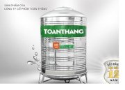 Bồn inox Toàn Thắng 2500L đứng Ø1340