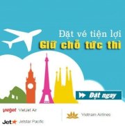 Vé máy bay Sài Gòn - Phú Quốc (Vietnam airline - Vietjet - Jetstar)