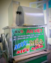 Máy ép mía mini 2 cây siêu sạch An Việt F22-750