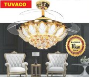 Quạt trần trang trí Tuvaco C600K1-31