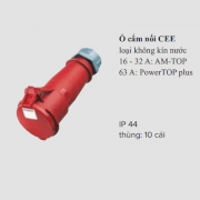 Phích cắm nối công nghiệp Mennekes không kín nước 3P-16A-5 chân-400V-5