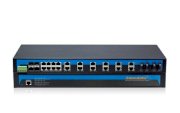 Switch công nghiệp 4 cổng quang + 4 cổng Gigabit SFP + 20 cổng Ethernet IES1028-4GS-4F