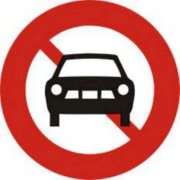 Biển báo hiệu giao thông cấm 103a cấm ô tô