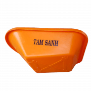 Thùng xe rùa nhựa Tam Sanh 90l màu cam