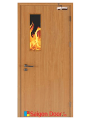 Cửa gỗ chống cháy Saigondoor SGD. GCC-P1G1