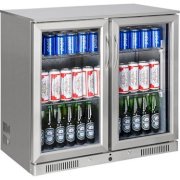 Tủ mát quầy bar mini 2 cánh kính OKASU SC-228FS