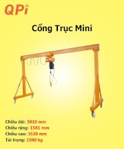 Cổng trục palang điện mini Quan Phong (QPCB)