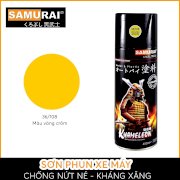 Chai sơn xịt Samurai màu vàng crôm (108)