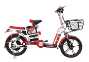 Xe đạp điện Sufat SF5 (Trắng đỏ)
