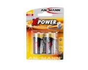 Pin trung C Alkaline ANSMANN X-Power Baby C LR14 vỉ 2 viên