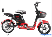 Xe đạp điện Honda M6 (Đỏ đen)