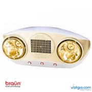 Đèn sưởi nhà tắm Braun BU02PG-01 (bóng vàng)