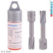 Mũi khoan từ hợp kim UniFast phi 15mm sâu 50mm TCT 15x50