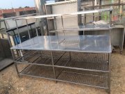 Bàn soạn thực phẩm inox Hải Minh 1m8