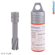 Mũi khoan từ hợp kim UniFast Ø17mm sâu 50mm TCT 17x50