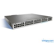 Switch Cisco WS-C3850-12X48U-S 48 10/100/1000 with 12 100Mbps/1/2.5/5/10 Gbps UPOE Ethernet ports, 1100W AC PS 1RU, IP Base