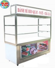 Xe cơm, bánh mỳ inox Việt Đức VD -01