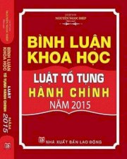 Bình luận khoa học Luật Tố tụng hành chính 2015