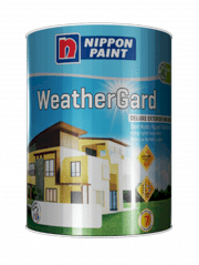 Sơn ngoại thất Nippon Weathergard bóng màu trắng 1L