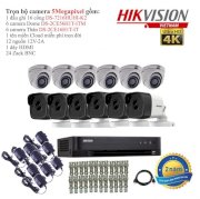 Trọn bộ 12 camera giám sát Hikvision TVI 5 Megapixel DS-2CE56H1T-ITM FULL 4K
