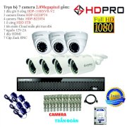 Trọn bộ 7 camera quan sát TVI 2.0 Megapixel hãng HDPRO KOREA - HDP-D220PT4 Và HDP - B220T4