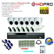 Trọn bộ 12 camera quan sát TVI 2.0 Megapixel hãng HDPRO KOREA - HDP-D220PT4 Và HDP - B220T4