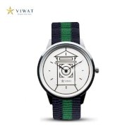 Đồng hồ nam Viwat VW-132S Dây Nato - Xanh lá xanh dương