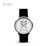 Đồng hồ nữ Viwat VW-114S Dây da - Đen