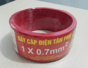 Dây điện 1 ruột mềm Tân Phú 1 x 0,7mm