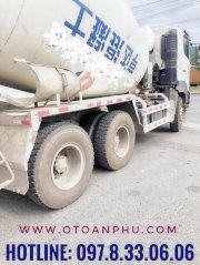 Xe trộn bê tông Hino 700, bồn trộn 12 m3, đời 2014