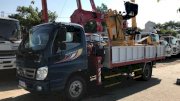 Xe tải cẩu Foton Thaco Ollin700c  6100kg thùng 4m88