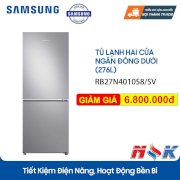 Tủ lạnh Samsung Inverter RB27N4010S8 280 lít