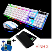 Bộ bàn phím kèm chuột máy tính có led  7 màu Hoàng Nhân HN02