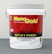 Sơn phủ EPOXY gốc nước NanoGold premium epoxy finish A979 Cặp 20kg
