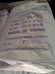 Titanium Oxide  B101 Trung Quốc 25 kg