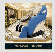 Ghế massage Okazaki Ok 686(Xanh be)