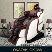 Ghế massage Okazaki Ok 388(Nâu trắng)