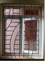 Khung chắn cửa sổ sắt nghệ thuật Hải Minh HC01